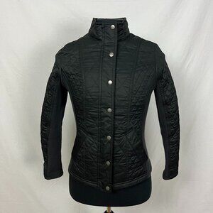 Merona Black Winter Form Fitting Jacket Size S
